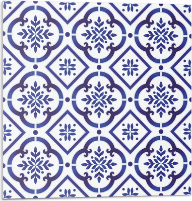 Obrázok produktu pre Vzor dlaždíc s ornamentami– Samolepiace dlaždice – Nástenné obklady – Nástenné panely – Samolepiace obklady do kúpeľne – Samolepiace obklady do kuchyne – Samolepiace tapety na stenu – Nástenné dekorácie –4 Jednotky 50 x 50 cm