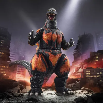Image de Super7 Toho Ultimates Actionfigur Burning Godzilla 1995 20 cm