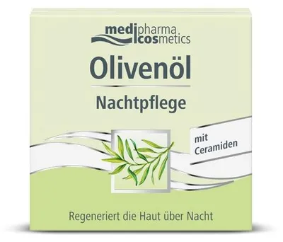 Image de Medipharma Cosmetics Soin de nuit à l'huile d'olive, 50 ml de crème