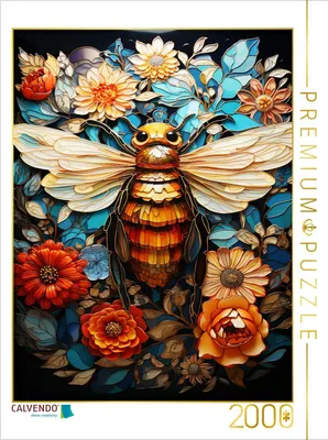 Produktbild von CALVENDO Puzzle Biene | 2000 Teile Lege-Größe 90x67cm Foto-Puzzle für glückliche Stunden