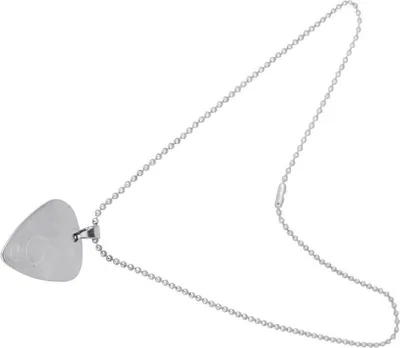 Produktbild von Klassische Metall Gitarre Bass Pick Plektrum Halskette Kette Instrument Zubehör (E)