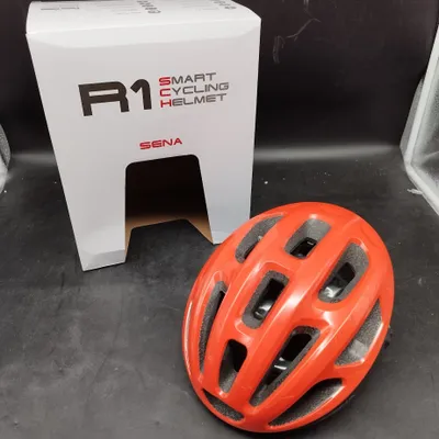 Produktbild von Sena R1 / R1 EVO Fahrradhelm der Smarte Fahrradhelm Orange Größe M 55-59 cm