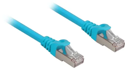 Produktbild von Patchkabel RJ45 Cat.6a SFTP (blau, 1,5 Meter, LSOH (Halogenfrei))