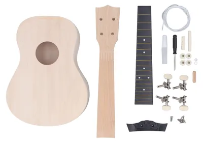 Produktbild von DIY Ukulele Kit 24 Zoll handgemachte Malerei Mahagoni Griffbrett Konzert für Kinder