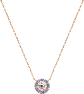 Produktbild von Moderne 925 Sterling Silber Damen - Halskette mit Zirkonia - 43cm*9mm; TRS23517