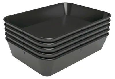 Image de Plateau de présentation, set de 5, 210x280mm, noir