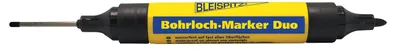 Image de Bleispitz Bohrloch-Marker Duo 5 Stk.,schwarz, 2-in-1 Edelstahlspitze&Rundspitze