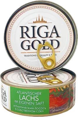 Produktbild von Atlantischer Lachs im eigenen Saft 230g Lachsfilet Salmo salar Fischkonserve