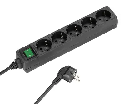 Image de VIVanco™Multiprise avec 5 ports Schuko