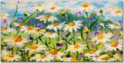 Produktbild von Coloray Bild aus Leinwand 140x70 Leinwand Dekoration - Natur Blumen