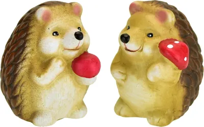 Produktbild von Igel mit Apfel und Schwamm 9 cm, 2er Set