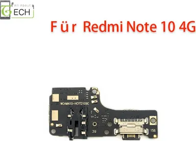 Produktbild von Ladebuchse für Xiaomi Redmi Note 10 4G M2101K7AG Anschluss Connector Flex USB