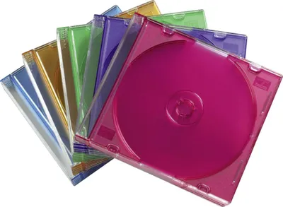 Immagine prodotto di Hama - Custodia sottile per CD di memoria - Capacità: 1 CD - blu chiaro, verde chiaro, arancione chiaro, viola chiaro, rosa chiaro (confezione da 25)