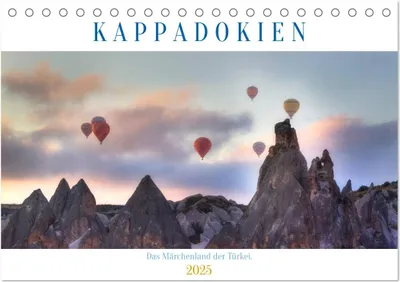 Produktbild von Kappadokien - Das Märchenland der Türkei (Tischkalender 2025 DIN A5 quer), CALVENDO Monatskalender