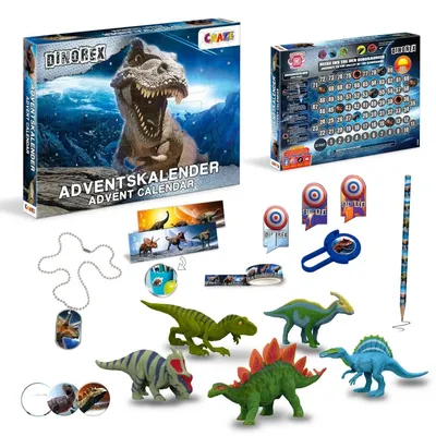 Productafbeelding van Adventskalender - Dinosaurussen - 24 verrassingen - Vanaf 3 jaar