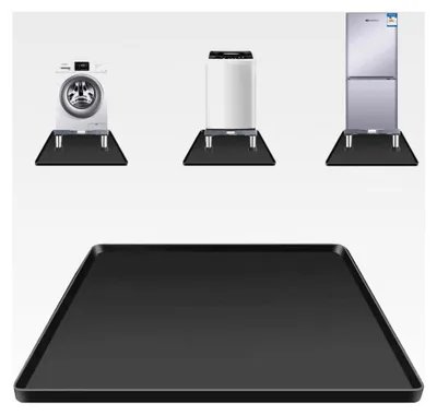 Produktbild von Kühlschrankmatte 60x60cm, Silikonmatte mit Erhöhtem Rand, Wiederverwendbare Tropfschale für Kühlschrank, Weinschrank und Waschmaschine