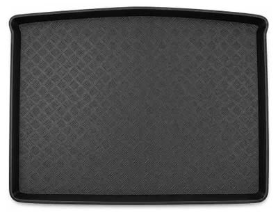 Produktbild von Kofferraumwanne für Fiat Doblo II 2009-2020 (5-Sitzer) – Schwarz, passgenau