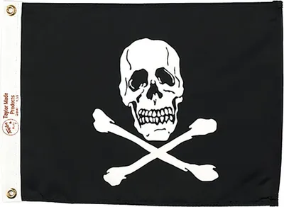 Produktbild von Taylor Piratenflagge Schwarz 12 x 18´´ Schwarz 12 x 18´´