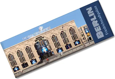 Produktbild von streetline Berlin Friedrichstadtpalast Panorama Souvenir Magnet