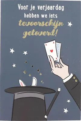 Produktbild von Depesche Geburtstags Geschenk Karte Spielzeug Überraschung