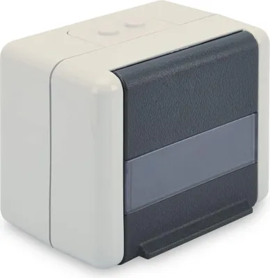 Produktbild von DIGITUS Datenanschlussdose für Keystone Module, IP44,Aufputz