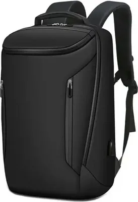 Produktbild von deForde Businessrucksack Laptop Wasserdicht Cityrucksack Miami Schwarz