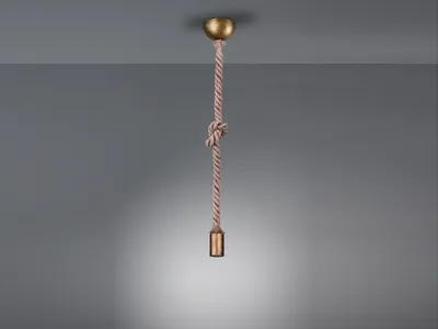 Obrázok produktu pre Retro závesná uzlíková lampa Taulamp s uzlovým káblom lampy Priemyselné