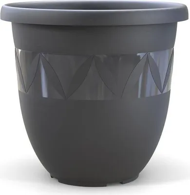Produktbild von Plastard Blumentopf Capri Ø 47x41 cm Anthrazit - Pflanzkübel Übertopf Pflanztopf