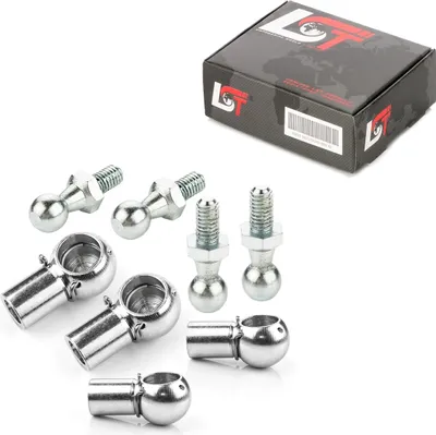 Produktbild von 4x Kugelpfanne mit Kugelzapfen M6 10mm für AUDI PORSCHE