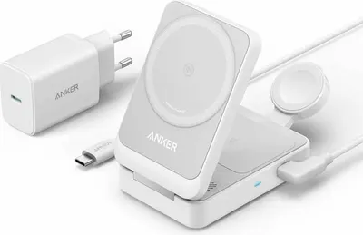 Obrázek produktu pro Anker B2557321, Vnitřní, AC, Bezdrátové nabíjení, Bílá