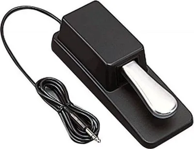 Image de Yamaha FC3A, pédale de sustain, 6,35 mm, noir, argent, noir, Yamaha, 89 mm