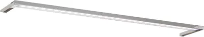 Produktbild von FACKELMANN LED-Aufsatzleuchte für Spiegelschrank SCENO / Maße (B x H x T): ca. 56 x 2 x 10 cm / hochwertige LED-Leuchte fürs Badezimmer / Farbe: Silber /