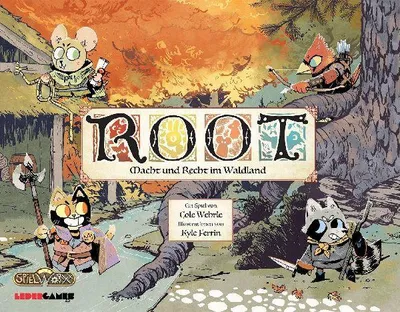 Produktbild von Root Brettspiel, 2-4 Spieler, Strategiespiel ab 10 Jahren, Deutsch