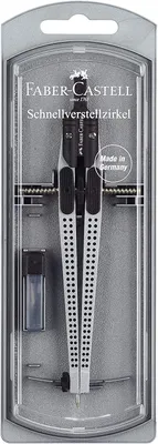 Produktbild von Faber-Castell 174472 - Schnellverstellzirkel GRIP 2001, silber