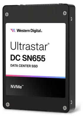 Produktbild von Western Digital Ultrastar DC SN655 3,84 TB U.3 PCI Express 4.0 NVMe 3D-TLC-NAND