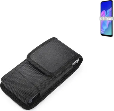 Produktbild von Holster Gürteltasche kompatibel mit Huawei P40 lite E Holster Gürtel Tasche wasserabweisend Handy Hülle Schutz Hülle Outdoor schwarz K-S-Trade