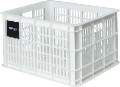Produktbild von Basil Transportkorb Crate M,Kunst.29,5L,White,95%Rc weiß