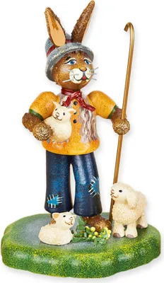 Produktbild von Osterlämmer (10cm) von Hubrig Volkskunst