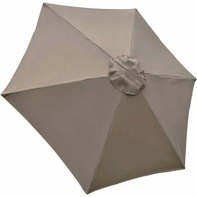 Produktbild von Parasolhülle - 6 Walröschen - 3 m - Wasserfest - UV-Resistent - Ersatzstoff (9,8 m, Khaki)