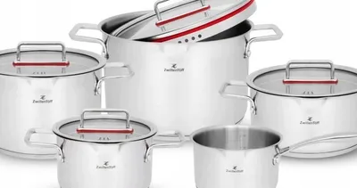 Produktbild von Topfset ZwillenTöff Innova Series Edelstahl 15-teilig
