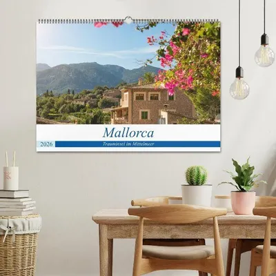 Produktbild von Mallorca - Trauminsel im Mittelmeer (Wandkalender 2026 DIN A2 quer), CALVENDO Monatskalender
