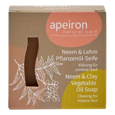 Immagine prodotto di Sapone all'olio vegetale - Neem e argilla 100g
