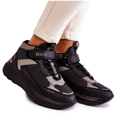 Produktbild von Damen Sportschuhe Memory Foam System Big Star KK274403 Schwarze 38