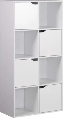 Obrázok produktu pre Rebecca Mobili Lissan knižnica 119x60x29 Drevotrieska biela Moderné