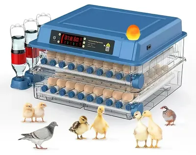 Immagine prodotto di Incubatrici per uova - Apparecchio di incubazione automatico - Capacità: 24 uova - Controllo della temperatura - Adatto per pollame - Per uso domestico