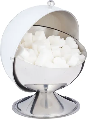 Obrázok produktu pre relaxdays 10030868_49 relaxdays Zuckerdose   silber