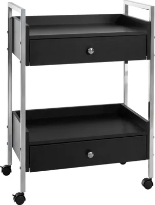 Immagine prodotto di Carrello portaoggetti multifunzionale - Trolley - Spazio di archiviazione versatile. Colore: nero