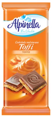 Zdjęcie produktu dla Czekolada ALPINELLA nadziewana Toffi 100 g
