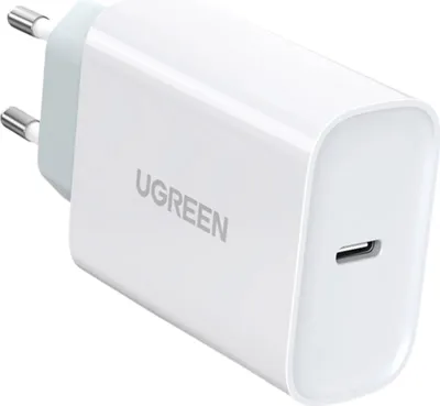 Obrázok produktu pre Ugreen Rýchla nabíjačka Usb typu C s dodávkou energie 30 W Quick Charge 4.0 biela (70161)
