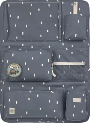 Produktbild von Lässig Car Wrap-to-go Happy Prints, Blau, Baby Autositz-Organiser
